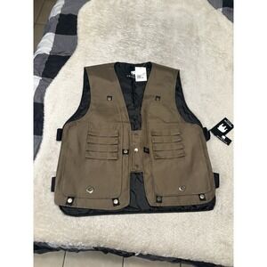 New American Stitch H&M Mens‎ Olive Green Vest Size XXL